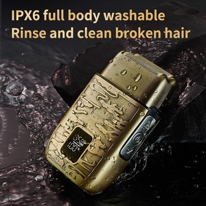 Dropshipping 740 NOUVEAU Kit de toilettage pour hommes : <span class=keywords><strong>Tondeuse</strong></span> à cheveux, Rasoir électrique, <span class=keywords><strong>Tondeuse</strong></span> à barbe et <span class=keywords><strong>Tondeuse</strong></span> nez, Corps métallique doré - Product Image 4