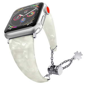 <span class=keywords><strong>Bracelet</strong></span> de montre iwatch mince en résine pour femmes, <span class=keywords><strong>40mm</strong></span> 41mm 42mm 45mm 46mm 49mm - Product Image 6