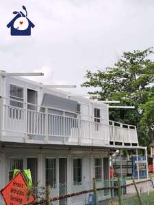 Fácil de transportar, diseño moderno, lujo, prefabricado, plegable, expandible, casa contenedor de Instalación rápida para vivir - Product Image 5