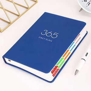 Printing Soft 2025 Daily <b>Notepad</b> Agenda Custom Leather Journal Hardcover Planner Lined Pu Cover Notebook - Product Image 5
