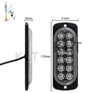 <span class=keywords><strong>Luz</strong></span> Estroboscópica de Advertencia de Avería <span class=keywords><strong>para</strong></span> Automóvil, <span class=keywords><strong>Luz</strong></span> de Emergencia LED Ámbar de 12 V <span class=keywords><strong>para</strong></span> Camión, SUV, Remolque, Intermitente - Product Image 4