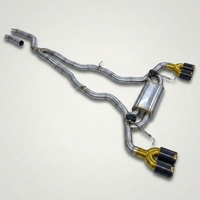 Système d'échappement Catback à prix de gros avec embouts quadruples et silencieux Valvetronic pour BMW X3 M40i 3.0T