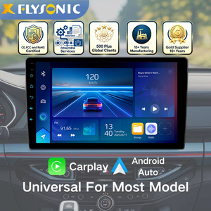 Flysonic Compatible avec 15 Marques Européennes Services ODM Personnalisation de Taille <span class=keywords><strong>Autoradio</strong></span> 2DIN 9 Pouces 2+32Go Navigation Android 13 - Product Image 1