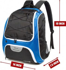 BSCI factory Youth Baseball <b>Bat</b> Bags T-<b>Ball</b> Softball Backpack with External Helmet Holder and Shoe Compartment for Women and Men - Product Image 4