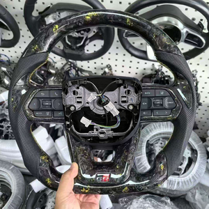 พวงมาลัยคาร์บอนไฟเบอร์หุ้มหนังแบบสปอร์ต 4 ก้าน ยี่ห้อเจียนซาน สำหรับรถยนต์แลนด์ครุยเซอร์ LC79/LC76/LC70/LC300 แคมรี่ โคโรลล่า - Product Image 4