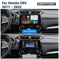7870 8-Core 2K Android 13 Radio Mobil Stereo Pemutar Video GPS Navigasi Terintegrasi CarPlay Amplifier Layar QLED untuk CR-V