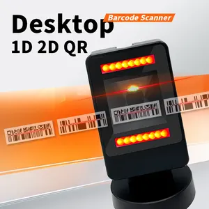 JR T26 Desktop Barcode Scanner For Cash Register 2D 1D QR Supermarket Retail
