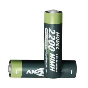 סוללות nimh למכירה נטענת aa batterie נטענת nimh 1.2v. sc 2200mah