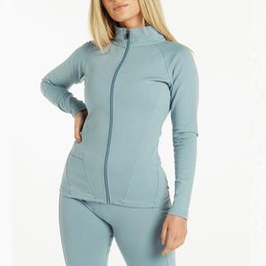 Chaqueta de Mujer Nueva Moda al por Mayor con Logotipo Personalizado, Manga Larga, Cierre de Cremallera, Todos los Colores, Alta Calidad, Talla Grande - Product Image 5