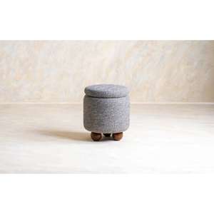 Knitted Solid Wood Pouf Modern Decorative <b>Floor</b> Cushion Perfect for Extra <b>Seating</b> Footrest or Cozy Home Decor School - Product Image 3
