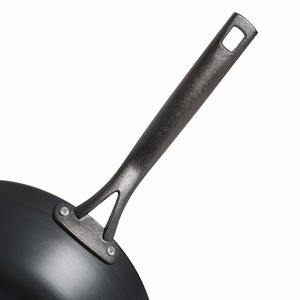 Wholesale 12" Chinese Carbon Steel Skillets Fry <strong>Pan</strong> Preseason <strong>Frying</strong> <strong>Pans</strong> for Restaurant Use - Product Image 3
