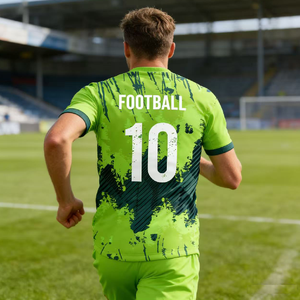 Jersey Olahraga Musim Panas Custom Dye, Bahan Polyester Bernapas, Kerah Bulat, Kaos Sepak Bola Lengkap OEM, Jersey Latihan Sepak Bola Musim Panas untuk Pria - Product Image 4