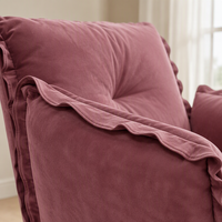 Fauteuil d'appoint moderne en tissu confortable, vente directe d'usine Foshan, pour la maison, l'hôtel, l'appartement, chaise de loisirs
