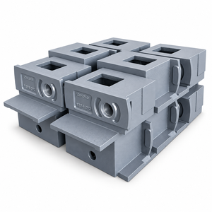 Service d'assemblage de pièces de tour CNC sur mesure robustes, composants en fonte de fer pour usinage, fraisage et rectification - Product Image 3