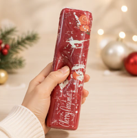 Jouet Squishy Long en Forme de Beurre à Remontée Lente pour Noël, Cadeau Anti-Stress, Fidget Toy, Remplissage de Chaussette, Cadeau pour Invités de Fête de Noël, Enfants