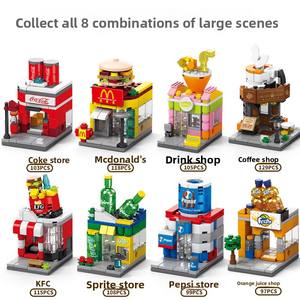 Bloques de Construcción Educativos City Street View, Bloques Pequeños, Venta Especial, Bloques Personalizados DIY, 118 Piezas, Juego de Construcción Mini de Plástico ABS - Product Image 2