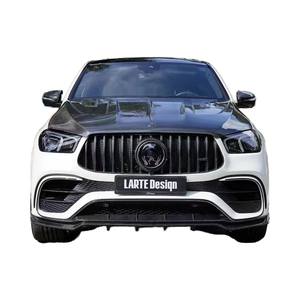 For 2020 Mercedes-Benz GLE COUPE GLE53 GLE63 GLE450 Bumpers LD Style Carbon Fiber Front Engine Vented Hood <b>Bonnet</b> - Product Image 1