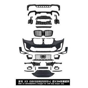 Per <span class=keywords><strong>BMW</strong></span> <span class=keywords><strong>X3</strong></span> G01 /G08 2022 + aggiornamento a cambiato per 2022 X3M body kit paraurti anteriore assy paraurti posteriore - Product Image 2