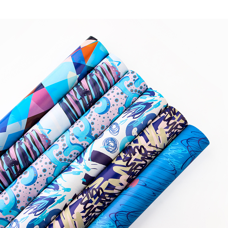 Wholesale Coated Disposable Art Paper Wrapping Paper for Birthday Gift Packaging Custom Design Virgin Material
