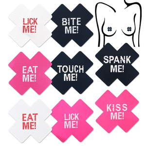 Peeqi Pasties personnalisés pour femme, cache-tétons en satin, cache-seins sexy, pasties jetables, pasties mignonnes, autocollants sexy pour les tétons - Product Image 1