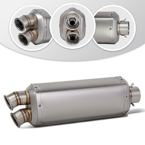 Escape de Motocicleta Modificado de Acero Inoxidable Universal de 51 mm AKRA S9 Silenciador con DB Killer para 450MT TENERE 700 CRF1100L R1250RS - Product Image 1