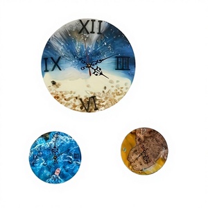 Kit de moules en silicone pour horloge DIY, décoration de cadran en résine, pendentif, décoration murale et intérieure, procédé de résine époxy - Product Image 3