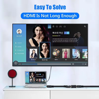 HDMI Dişi-Dişi Adaptör 4K 60Hz HDMI Bağlayıcı Uzatıcı Düz Altın Kaplama Laptop PC TV Monitör için