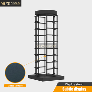 Tùy chỉnh kim loại Rack hiển thị với Matte kết cấu phong cách hiện đại OEM/ODM kim loại đứng cho đá gạch mẫu trong phòng trưng bày - Product Image 4