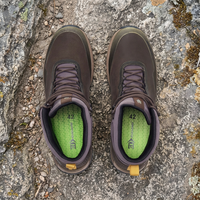 Botas de Senderismo de Gamuza Impermeables para Hombre ELKLAND, Puntera Cerrada, Suela de Goma, Entresuela de EVA, Zapatos de Trekking para Todas las Estaciones