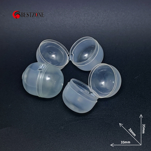 Đồ Chơi Hình Bầu Dục Màu Trong Suốt Liên Kết 30*35Mm Máy Bán Hàng Tự Động Vỏ Viên Nang Bóng Hình Viên Thuốc - Product Image 4