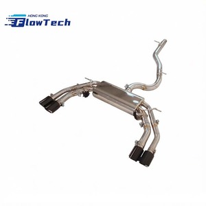 Système d'échappement Catback à soupapes avec sorties quadruples et télécommande pour Audi S3 2.0T - Product Image 4