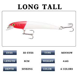 Leurre Artificiel Rigide ABS Minnow pour Pêche à la Carpe, Lancer Longue Distance, 30g, pour Bass, Perche, et Poissons Mandarins - Product Image 3