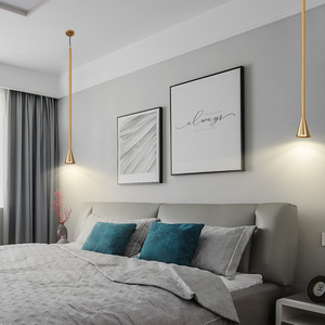 Lámpara Colgante Nórdica Creativa de Una Sola Cabeza, Decorativa para Mesita de Noche, Estilo Minimalista para Barra de Bar, Lámparas Colgantes - Product Image 5