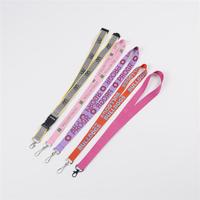 CH Wholesale Sublimation Printing Polyester Lanyards With Logo Custom Certification Keychain OEM ODM ECO Promotion Event Gifts