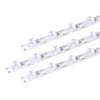 Barre lumineuse LED à LED SMD en aluminium, protection IP20, rétroéclairage, économie d'énergie, réflexion diffuse, grand angle de faisceau