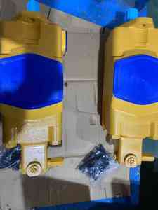 966F pièces de chargeur sur roues 6E6666 1214313 Pompe hydraulique à palettes pour direction de machine et freinage auxiliaire 6E666 - Product Image 2