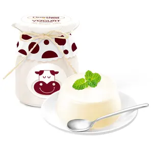 Clever Mama 118g Low Fat Zero Gelatin Wholesale Yogurt Halal Konjac Jelly Pudding