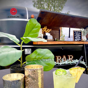 Prix de gros d'usine Équipement de cuisine et de restaurant avec logo personnalisé Remorque de camion de restauration Chariot de <span class=keywords><strong>bar</strong></span> mobile - Product Image 2