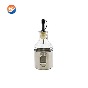 Botella <span class=keywords><strong>de</strong></span> Vidrio para <span class=keywords><strong>Aceite</strong></span> al <span class=keywords><strong>Precio</strong></span> Más Bajo con Elegante Revestimiento Metálico, Utensilio <span class=keywords><strong>de</strong></span> Cocina <span class=keywords><strong>de</strong></span> Vidrio, Contenedor para Condimentos, Botella Rociadora <span class=keywords><strong>de</strong></span> <span class=keywords><strong>Aceite</strong></span> <span class=keywords><strong>de</strong></span> <span class=keywords><strong>Oliva</strong></span> - Product Image 5