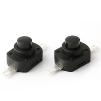 Interrupteur à bouton-poussoir haute intensité marche/arrêt SMT 2 broches 6A 19mm 250V AC 25T85