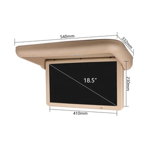 Viewtech 18.5 inch 12V Android TV lật xuống xe buýt cơ giới trần thông minh có thể gập lại TV xe mái Màn Hình Xe Buýt màn hình với USB - Product Image 3