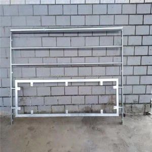 Rampe de balcon <span class=keywords><strong>en</strong></span> acier galvanisé carré avec profilé <span class=keywords><strong>en</strong></span> aluminium, clôture de balcon, rampe de balcon - Product Image 4