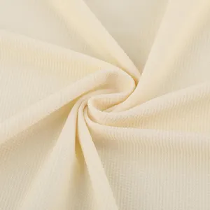 Petit tissu en maille nid d'abeille de protection solaire personnalisé par OEM 86% nylon 14% spandex tissu pour maillots de bain pour hauts bikini