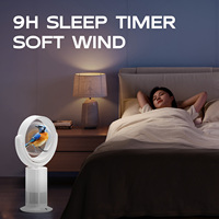 Ventilateur sans pales AZMAX 20-30CM à hologramme 3D, climatiseur électrique intelligent sur pied pour intérieur, idéal pour l'éducation (OEM)