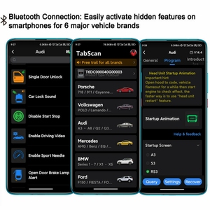 TabScan T6JLRDoIP JLR DoIP VCI J2534 Diagnostic pour Jaguar Land <span class=keywords><strong>Rover</strong></span> OE SDD Pathfinder TOPIx Codage et programmation d'ECU CAN FD - Product Image 5