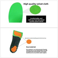 Semelles orthopédiques unisexe pour correction de pied plat, correction de la posture du pied vers l'intérieur et vers l'extérieur, soutien de la voûte plantaire, semelles complètes pour chaussures