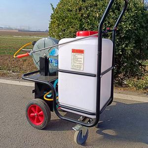 Agriculture Garden Water Spray Bottle Spraying Machine 60L Trolley Gasoline <b>Power</b> Hand Push Engine <b>Sprayer</b> - Product Image 2