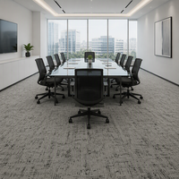 Dalles de moquette 100 % nylon ignifuges à boucles tuftées pour bureaux, hôtels et espaces publics – Vente en gros