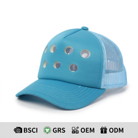 Casquette Trucker Vintage Anime en Velours Côtelé avec Dos en Maille, Entièrement Brodé, Qualité Supérieure, Performance, Mode Hip Hop Streetwear