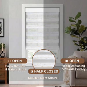 Persianas Zebra de la <span class=keywords><strong>Mejor</strong></span> <span class=keywords><strong>Calidad</strong></span>, Sin Taladro, <span class=keywords><strong>Precio</strong></span> al por Mayor, 100% Tela de Poliéster, Inalámbricas, Motorizadas Inteligentes para Hotel y Oficina - Product Image 5